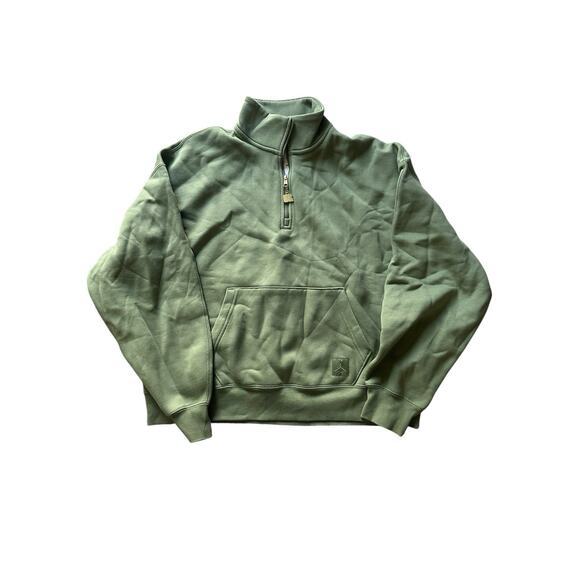 Jordan Green 1/4 Fleece Zip Up Size S - Picture 1 of 2